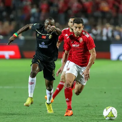 حمدي فتحي لاعب الأهلي المصري خلال مواجهة الوداد المغربي بنهائي دوري أبطال إفريقيا - 4 يونيو 2023