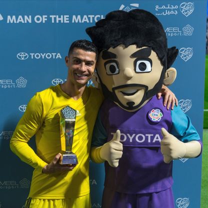 كريستيانو رونالدو "العائد" ينتزع جائزة الأفضل في مباراة النصر والفتح