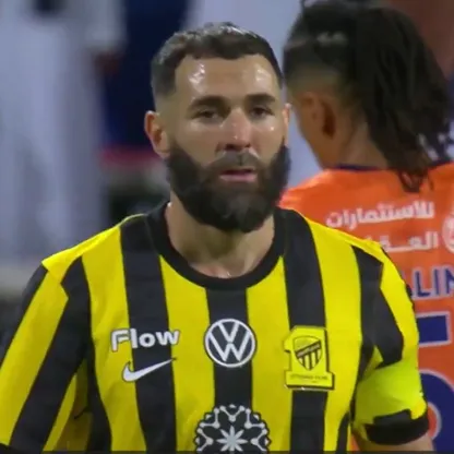 كريم بنزيما بعد تعادل الاتحاد مع الفيحاء في دوري روشن السعودي - 17 أكتوبر 2025
