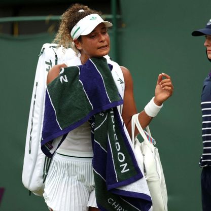 المصرية ميار شريف تودع ويمبلدون من الدور الأول أمام أندريفا