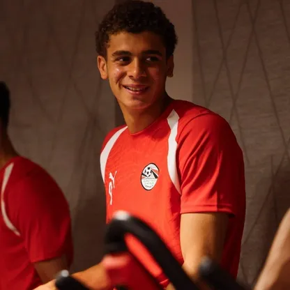 حمزة عبد الكريم مهاجم مصر خلال الاستعدادات لكأس العالم - 10 يونيو 2026