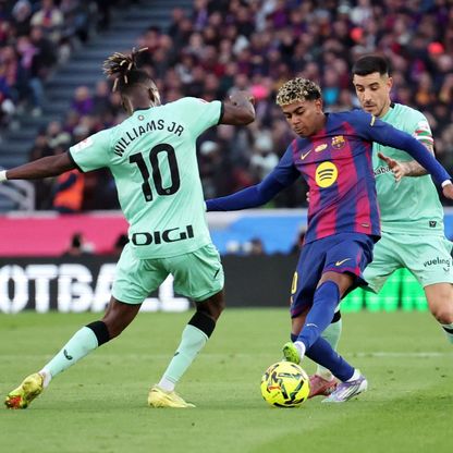 برشلونة يكرم ضيافة بلباو ويتصدر الليغا مؤقتاً في احتفالية العودة إلى كامب نو