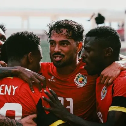 لاعبو موزمبيق يحتفلون بالتسجيل ضد الغابون في كأس أمم إفريقيا - 28 ديسمبر 2025