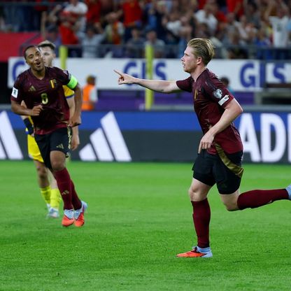 بلجيكا تسحق كازاخستان في تصفيات كأس العالم 2026