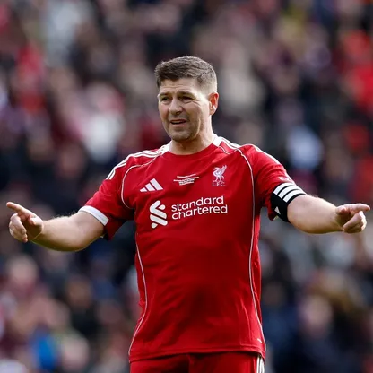 ستيفن جيرارد يخوض مباراة ودية بين ليفربول ودورتموند - 28 مارس 2026
