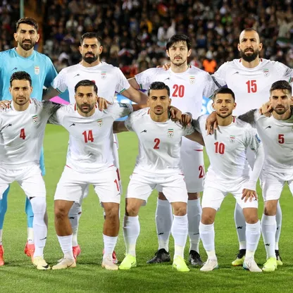 لاعبو المنتخب الإيراني قبل مباراة الإمارات بتصفيات آسيا المؤهلة لكأس العالم - 20 مارس 2025
