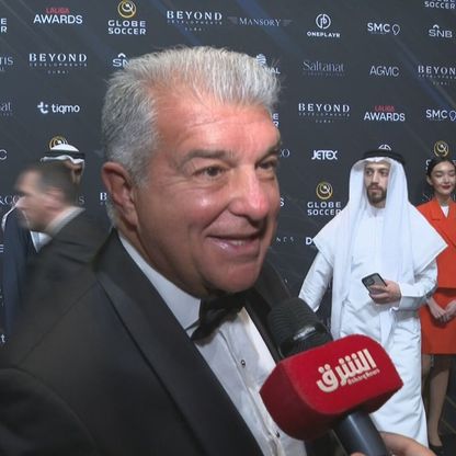 جوان لابورتا رئيس برشلونة لـ"الشرق": نريد تكرار إنجازات الموسم الماضي