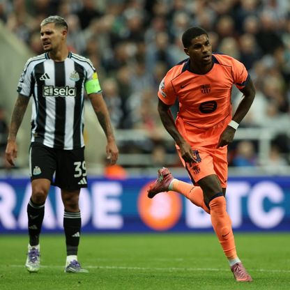 راشفورد يحقق 3 أرقام تاريخية مع برشلونة أمام نيوكاسل