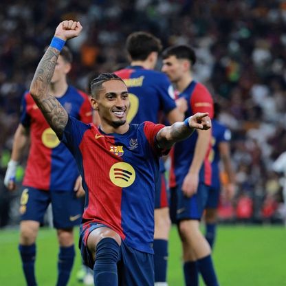 الشوط الأول.. ريمونتادا نارية لبرشلونة في نهائي سوبر إسبانيا