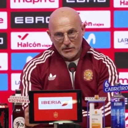 دي لا فوينتي: مواجهة مصر اختبار حقيقي.. وأرجو نسيان الانتماء للأندية