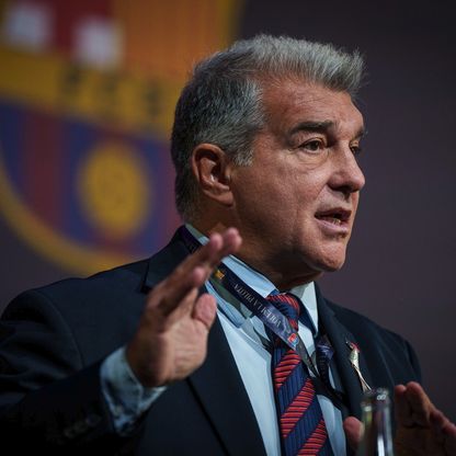 جوان لابورتا رئيس برشلونة متهم بالاحتيال