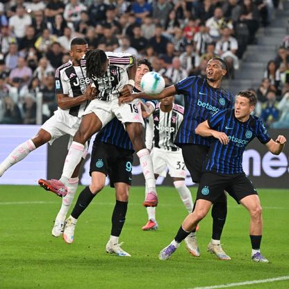 موعد مباراة القمة بين إنتر ميلان ويوفنتوس في الدوري الإيطالي