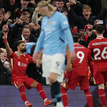 هالاند يحتاج 5 أهداف ضد مانشستر يونايتد لمعادلة محمد صلاح
