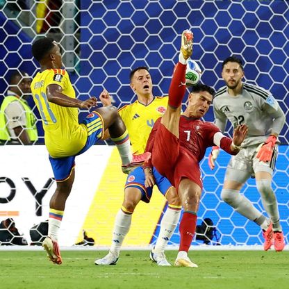 البرتغال تتعادل مع كولومبيا ورونالدو يصطدم بمودريتش في كأس العالم