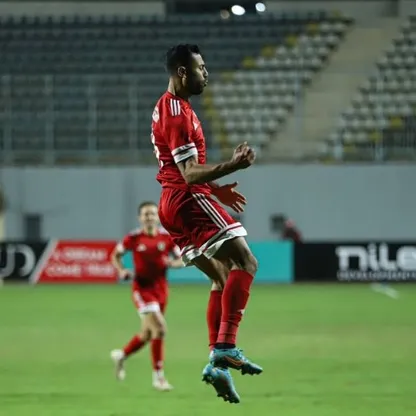 حسام حسن يحتفل بالتسجيل مع مودرن فيوتشر  ضد بتروجيت - 11 يناير 2026