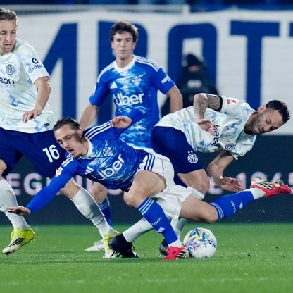 موعد مباراة إنتر ميلان وكومو في إياب نصف نهائي كأس إيطاليا