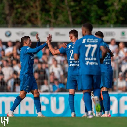 الهلال يسحق بالينغن بسداسية في أول ودية استعداداً للموسم الجديد