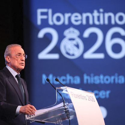فلورنتينو بيريز يتهم حملة إنريكي ريكيلمي بالكذب ومحاولة "استغلال" ريال مدريد