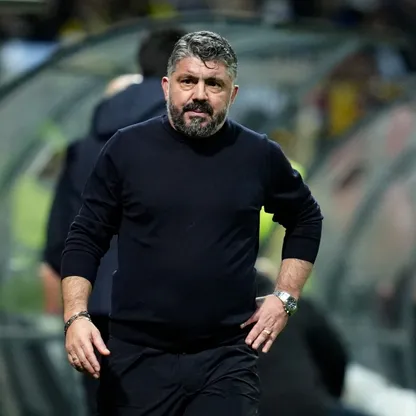 مدرب إيطاليا جينارو غاتوزو خلال مباراة البوسنة والهرسك في تصفيات أوروبا لكأس العالم  - 31 مارس 2026