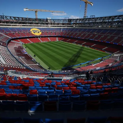 لقطة عامة من داخل ملعب كامب نو الخاص بنادي برشلونة - 23 سبتمبر 2025