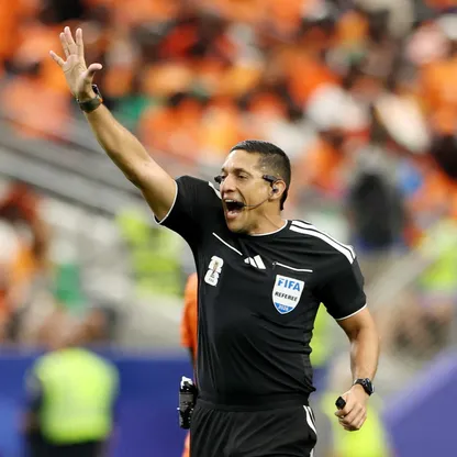 خيسوس فالينزويلا خلال مباراة كوت ديفوار والنرويج في كأس العالم - 30 يونيو 2026