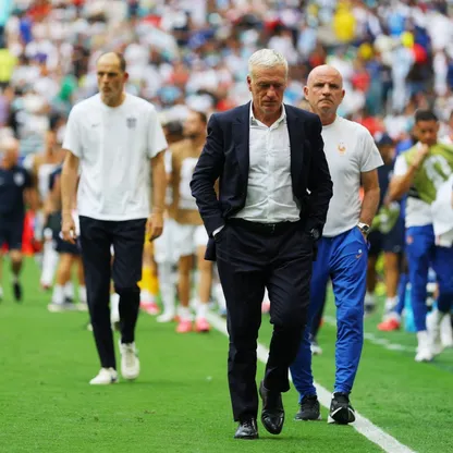 ديدييه ديشان خلال مباراة فرنسا وإنجلترا بكأس العالم - 18 يوليو 2026