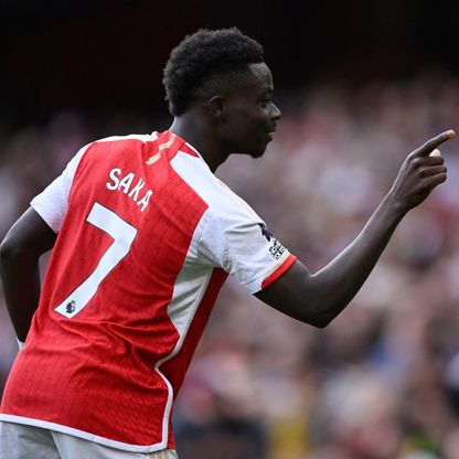 ساكا يكشف سر تقليد احتفال ماديسون في مباراة أرسنال وتوتنهام