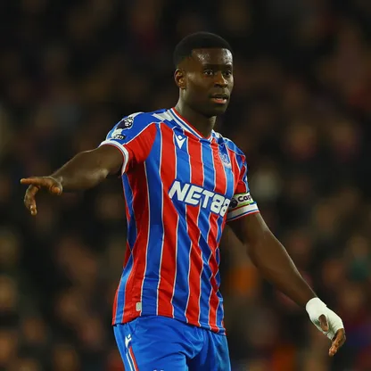 مارك غيهي خلال مباراة بين كريستال بالاس وفولهام - 1 يناير 2026