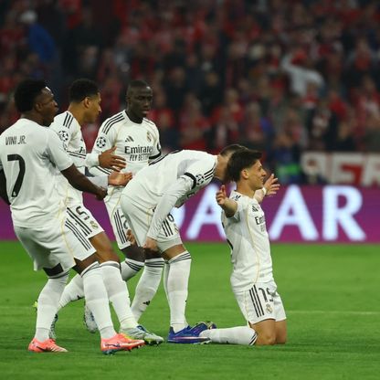 شاهد.. غولر ومبابي يمنحان ريال مدريد التقدم على بايرن في شوط أول مذهل