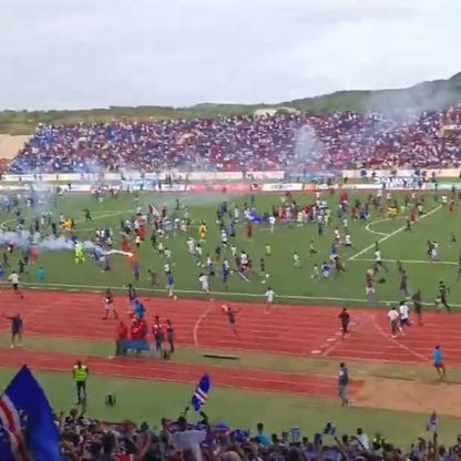 شاهد.. فرحة "تاريخية" لجمهور الرأس الأخضر بعد الاقتراب من كأس العالم 2026