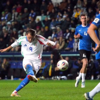 إيطاليا تهزم إستونيا وتقترب من ملحق جديد بتصفيات كأس العالم