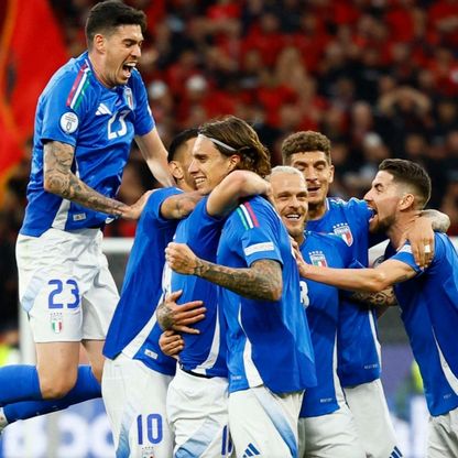 إيطاليا تقتنص فوزاً صعباً من ألبانيا وتبدأ منافسة إسبانيا