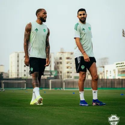 رياض محرز وإيفان توني من تدريبات الهلال تحسباً لمواجهة نيوم بدوري روشن السعودي - 22 يناير 2026