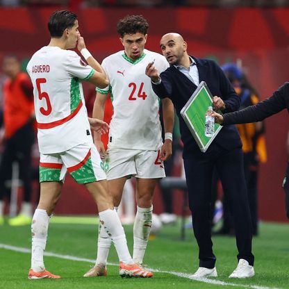 "تبقى أسبوع.. ولا مكان لمن لا قلب له".. خطاب الركراكي للاعبيه قبل مباراة الكاميرون