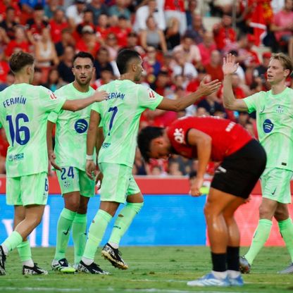 مايوركا يتلقى طردين بالشوط الأول للمرة الثانية في التاريخ