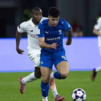ماركوس ليوناردو لاعب الهلال السعودي في مباراة السد القطري بثمن نهائي دوري أبطال آسيا للنخبة - 13 أبريل 2026