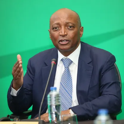 باتريس موتسيبي رئيس الاتحاد الإفريقي لكرة القدم - 19 أبريل 2025