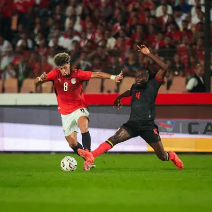 إمام عاشور لاعب مصر خلال لقاء أنغولا بتصفيات كأس أمم إفريقيا - 25 سبتمبر 2026