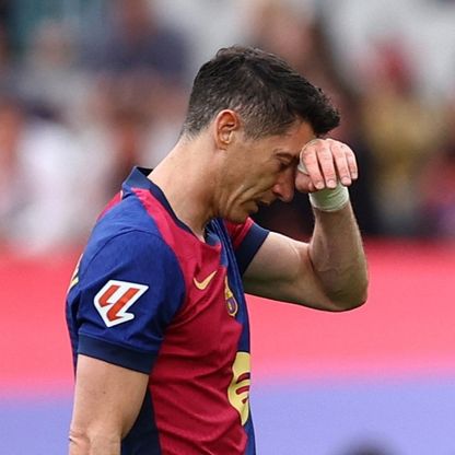 صدمة لبرشلونة بسبب غياب ليفاندوفسكي المحتمل عن الكلاسيكو