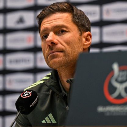 تشابي ألونسو: لن أتخذ قراراً انتحارياً بشأن إشراك كيليان مبابي في نهائي السوبر الإسباني