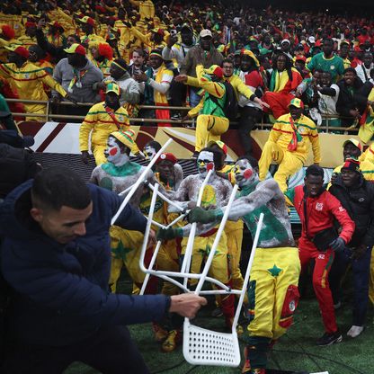 19 شخصاً أمام النيابة العامة في الرباط بعد شغب نهائي كأس إفريقيا