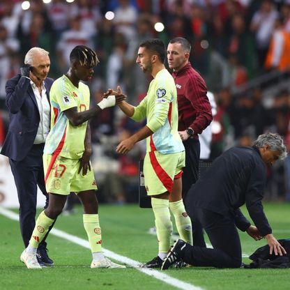 إصابة نيكو ويليامز تفسد احتفالية إسبانيا أمام تركيا