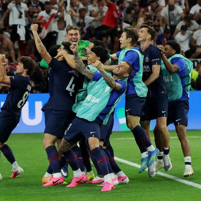 باريس سان جيرمان يحتفظ بلقب دوري الأبطال بتفوقه بركلات الترجيح على أرسنال