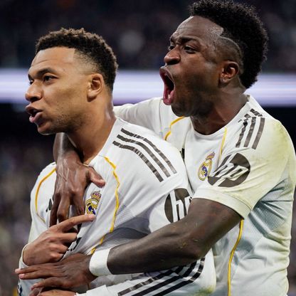 مبابي وفينيسيوس يقودان ريال مدريد في مواجهة بايرن بدوري الأبطال