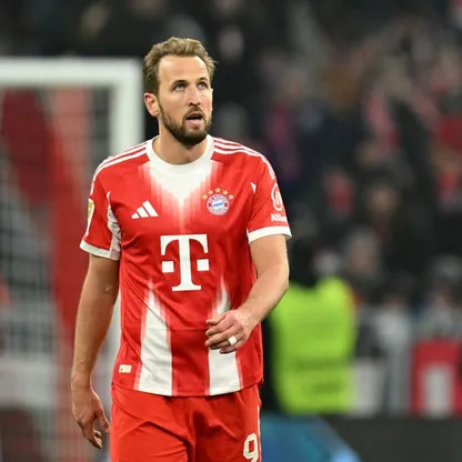 لاعب بايرن ميونيخ هاري كين خلال مباراة أوغسبورغ  في الدوري الألماني - 24 يناير 2026