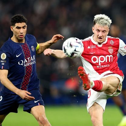 موناكو يُسقط باريس سان جيرمان ويحيي الصراع على الدوري الفرنسي