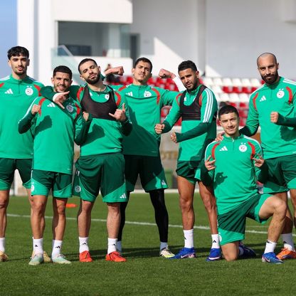 تشكيلة الجزائر المتوقعة ضد غينيا الاستوائية في كأس أمم إفريقيا