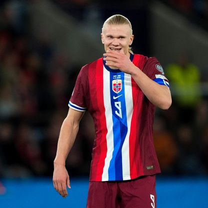 هالاند يتخطى حاجز 50 هدفاً مع النرويج