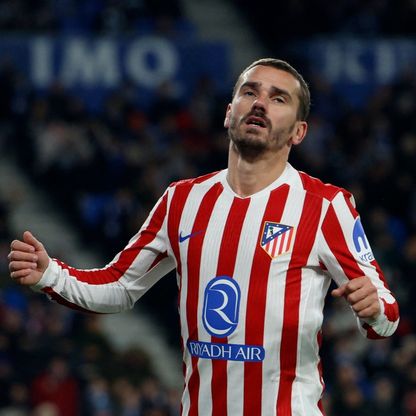 أتلتيكو مدريد يعلن إصابة أنطوان غريزمان دون تحديد مدة غيابه