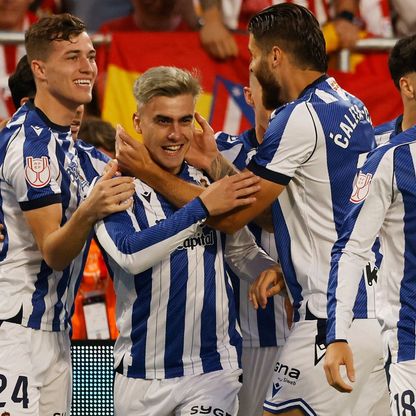 شاهد.. ريال سوسيداد يصعق أتلتيكو مدريد بأسرع هدف في تاريخ نهائي كأس الملك